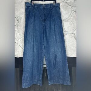 Banana Republic | Women’s High Rise Relaxed Fit Wide Leg, w/Washwell, Size 16